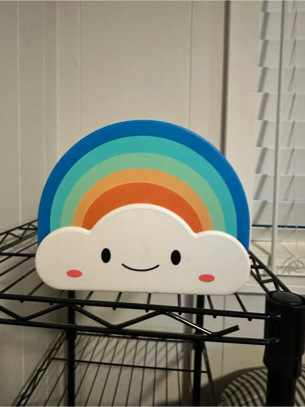 Mahli Baby Smiling Cloud Rainbow Humidifier - Blue, Teal & Coral